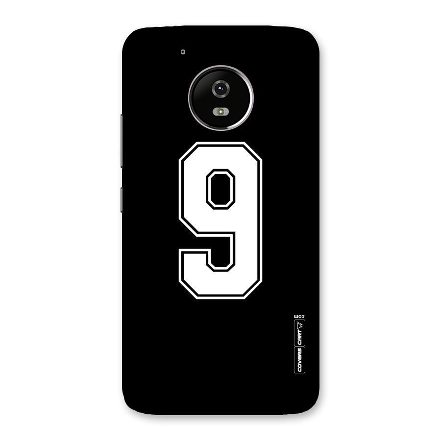 Number 9 Back Case for Moto G5