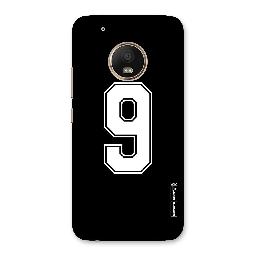 Number 9 Back Case for Moto G5 Plus