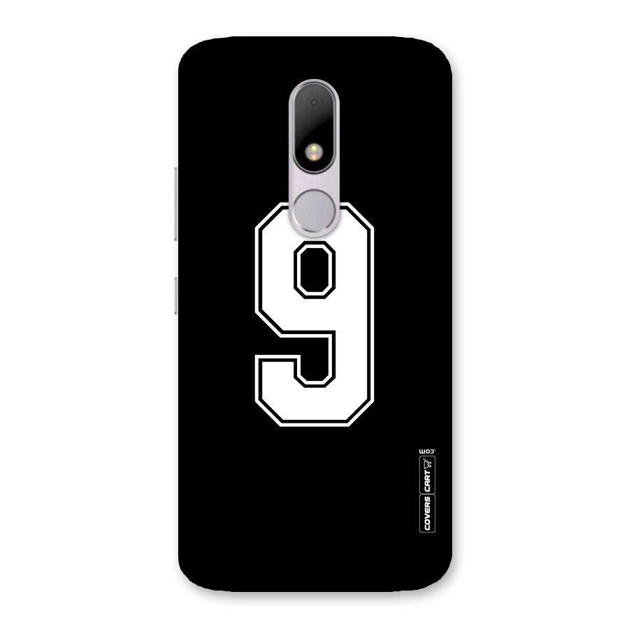 Number 9 Back Case for Moto M