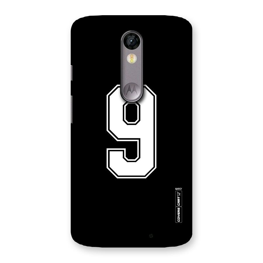 Number 9 Back Case for Moto X Force