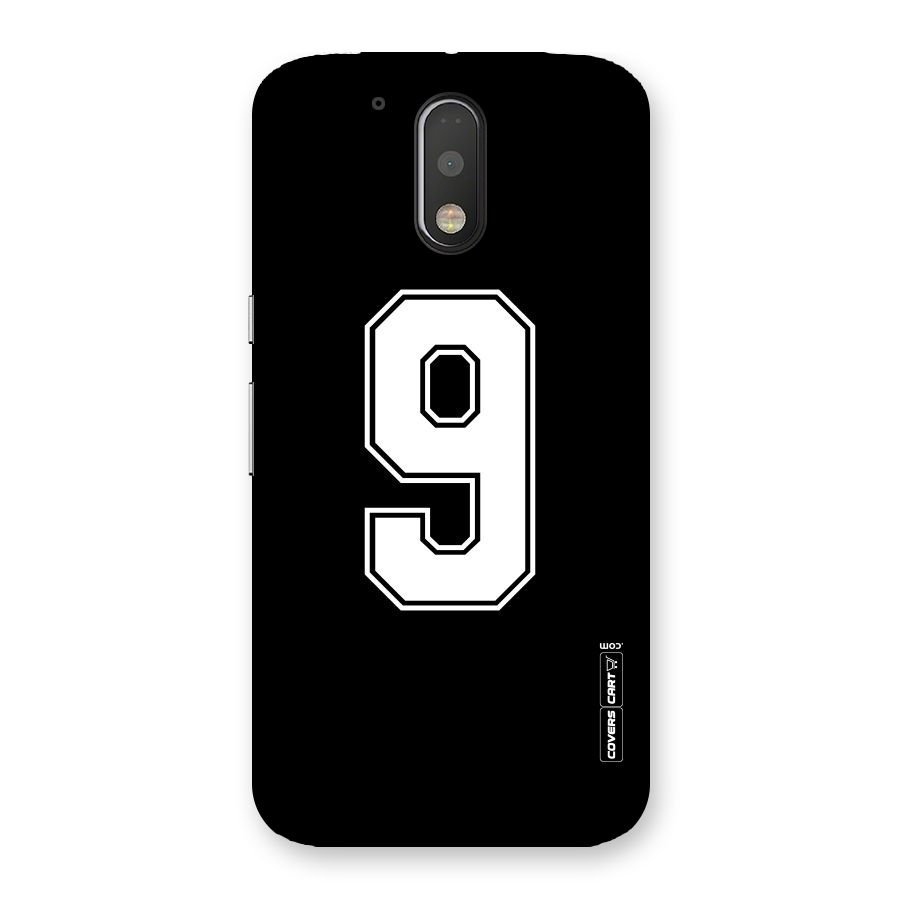 Number 9 Back Case for Motorola Moto G4