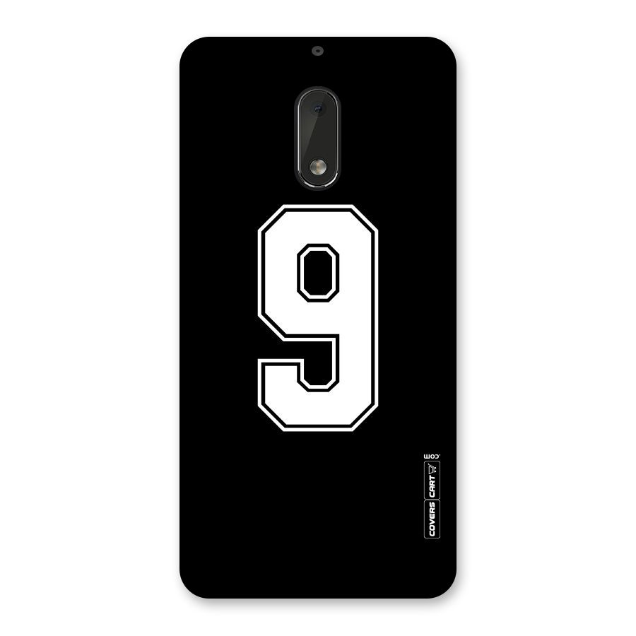Number 9 Back Case for Nokia 6