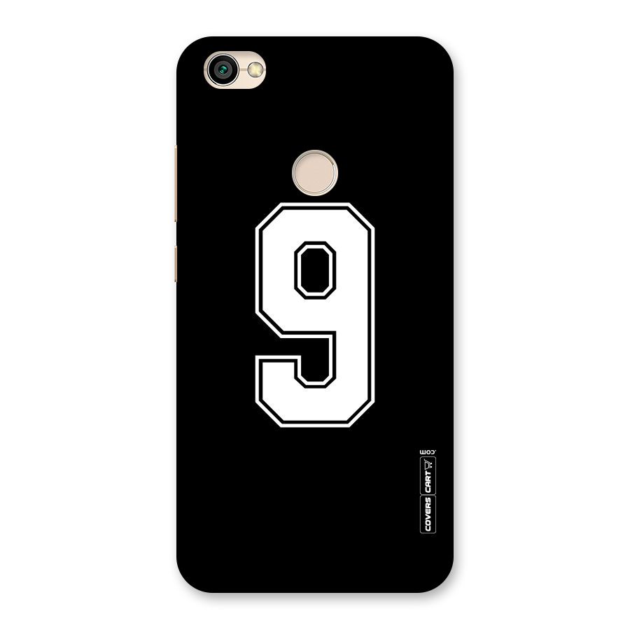 Number 9 Back Case for Redmi Y1 2017
