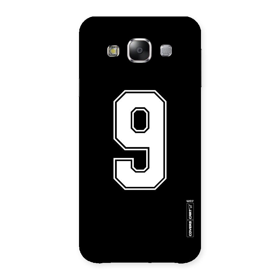 Number 9 Back Case for Samsung Galaxy E5