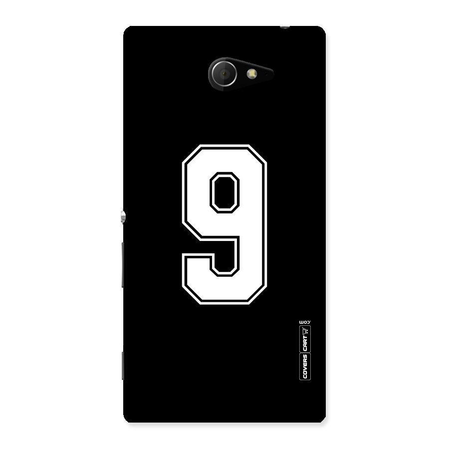 Number 9 Back Case for Sony Xperia M2