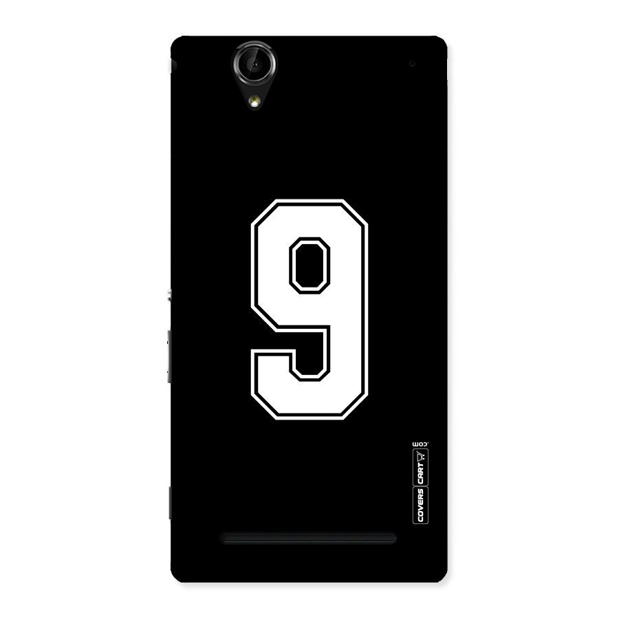 Number 9 Back Case for Sony Xperia T2