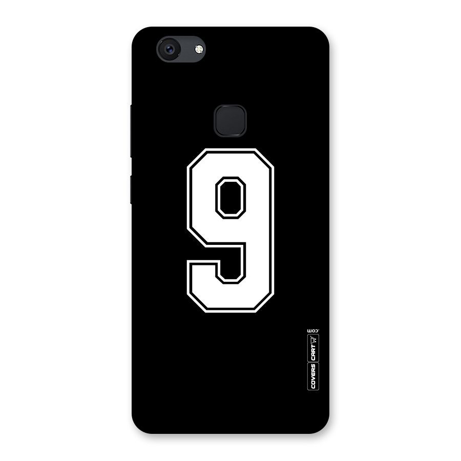Number 9 Back Case for Vivo V7 Plus