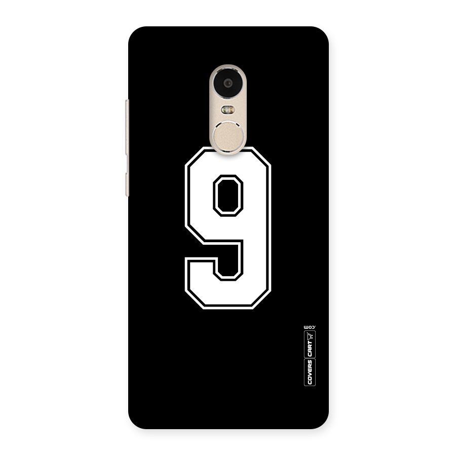 Number 9 Back Case for Xiaomi Redmi Note 4