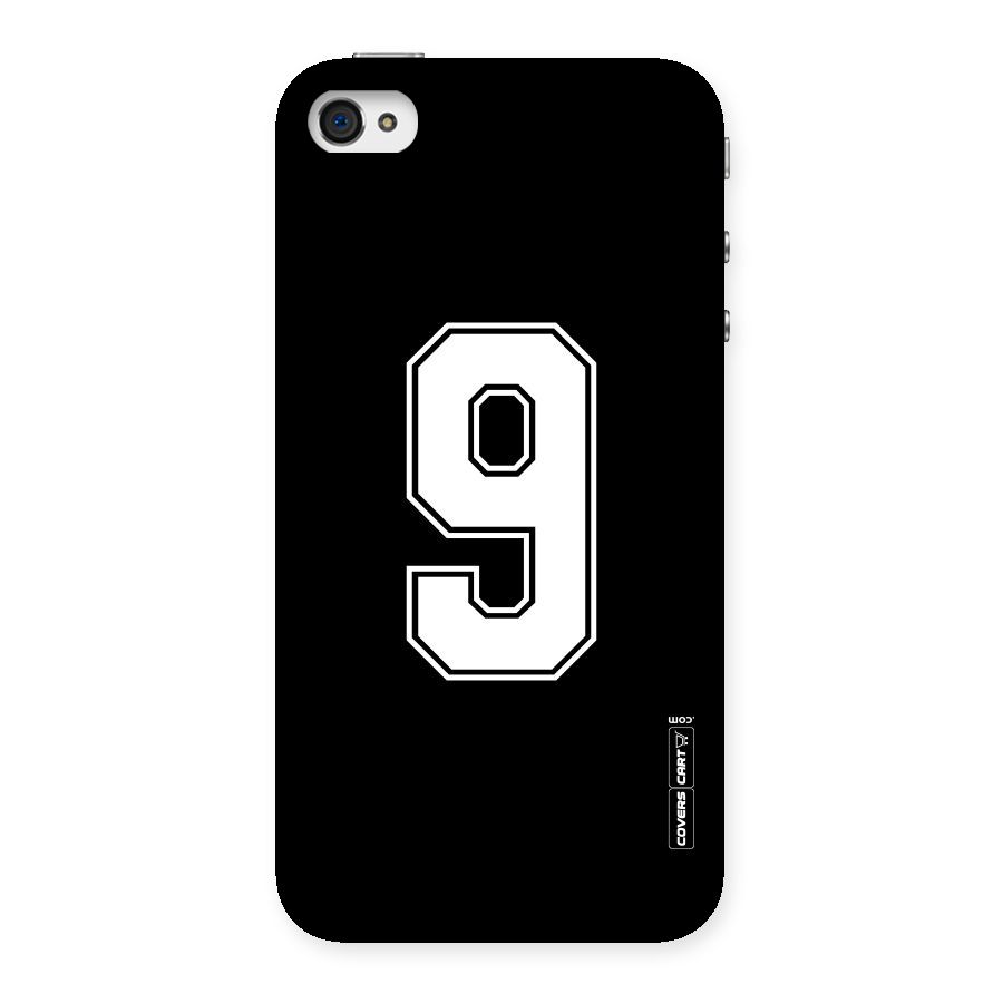 Number 9 Back Case for iPhone 4 4s