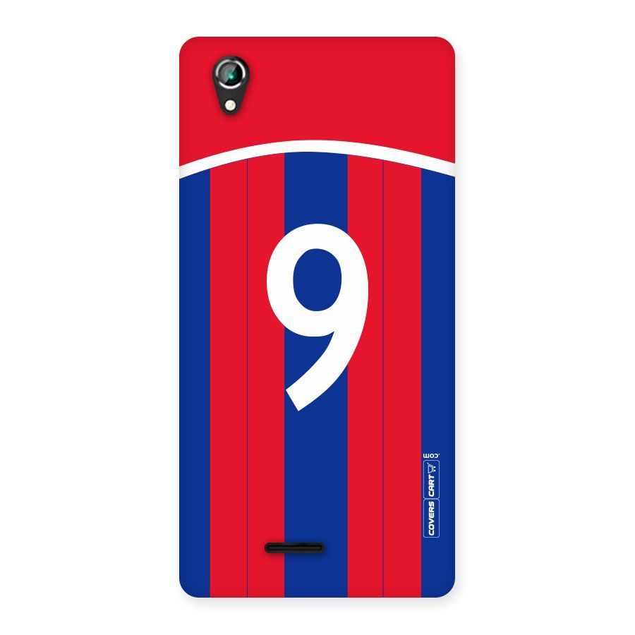 Number 9 Jersey Back Case for Lava Iris 800