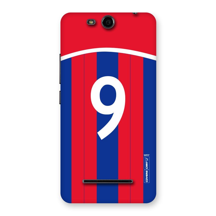 Number 9 Jersey Back Case for Micromax Canvas Juice 3 Q392