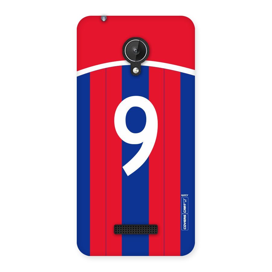 Number 9 Jersey Back Case for Micromax Canvas Spark Q380