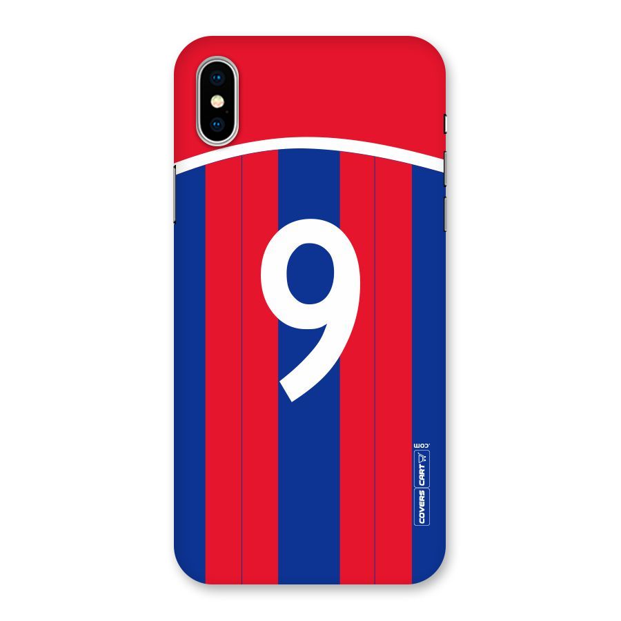 Number 9 Jersey Back Case for iPhone X