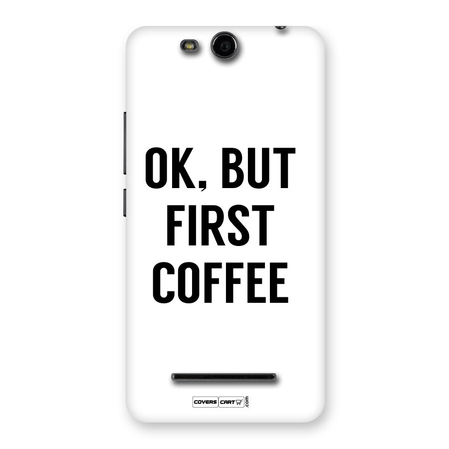 OK But First Coffee Back Case for Canvas Juice 3