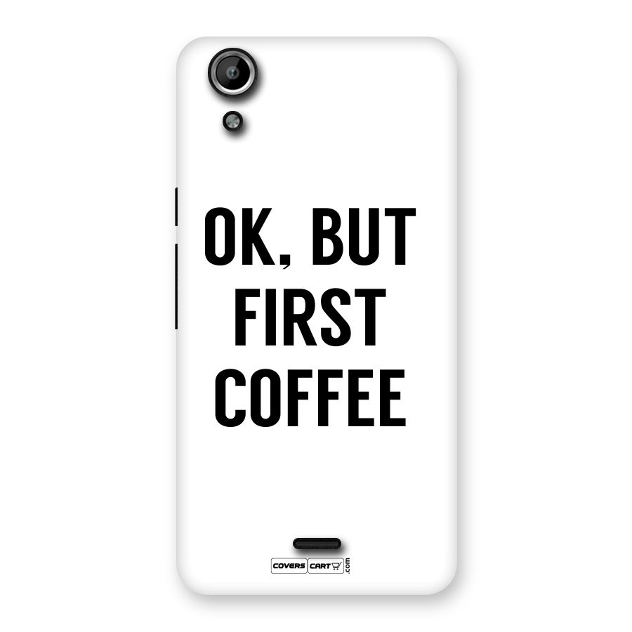 OK But First Coffee Back Case for Canvas Selfie Lens