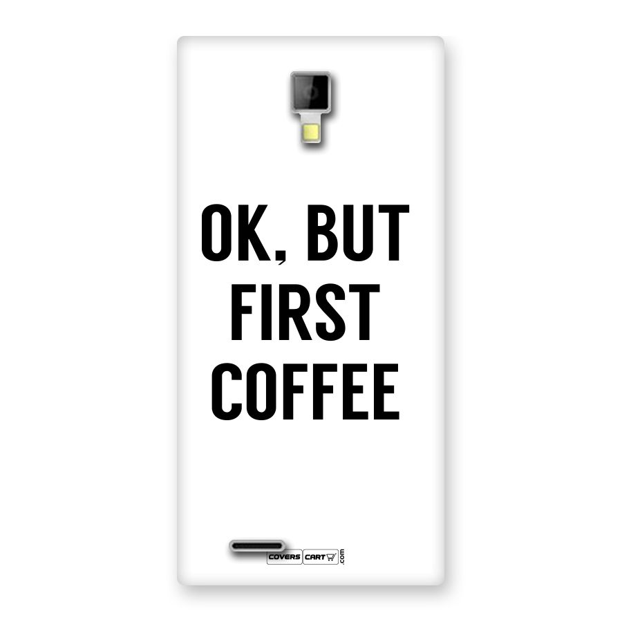 OK But First Coffee Back Case for Canvas Xpress