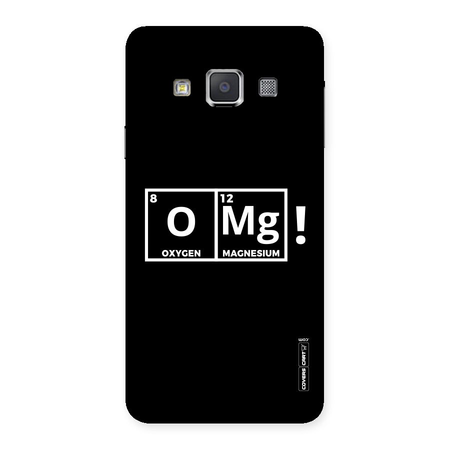 OMG Chemistry Pun Back Case for Galaxy A3