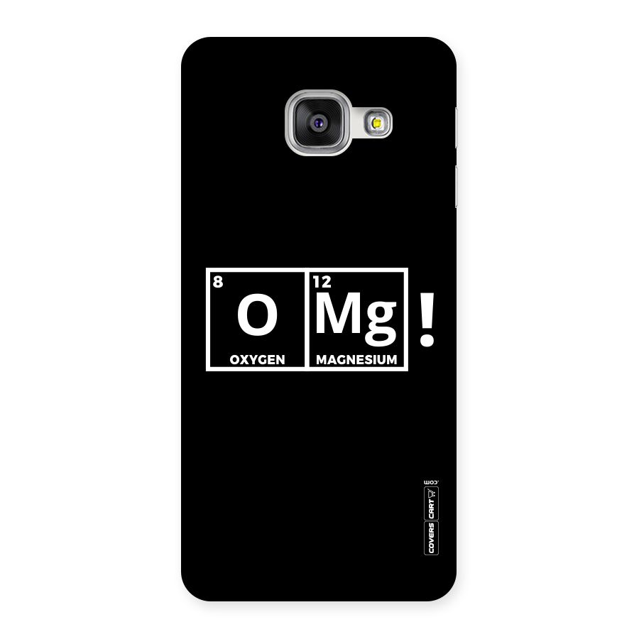 OMG Chemistry Pun Back Case for Galaxy A3 2016