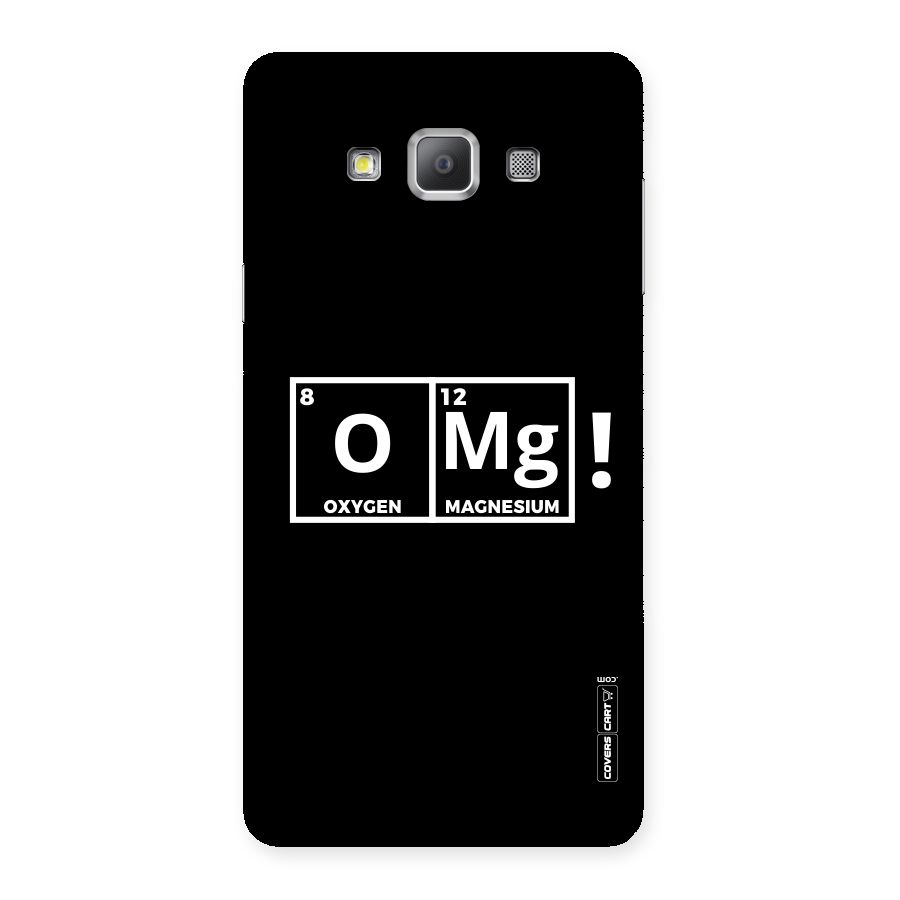 OMG Chemistry Pun Back Case for Galaxy A7