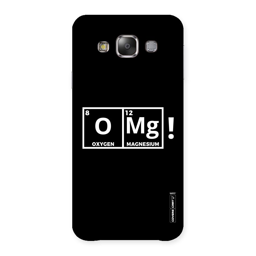 OMG Chemistry Pun Back Case for Galaxy E7