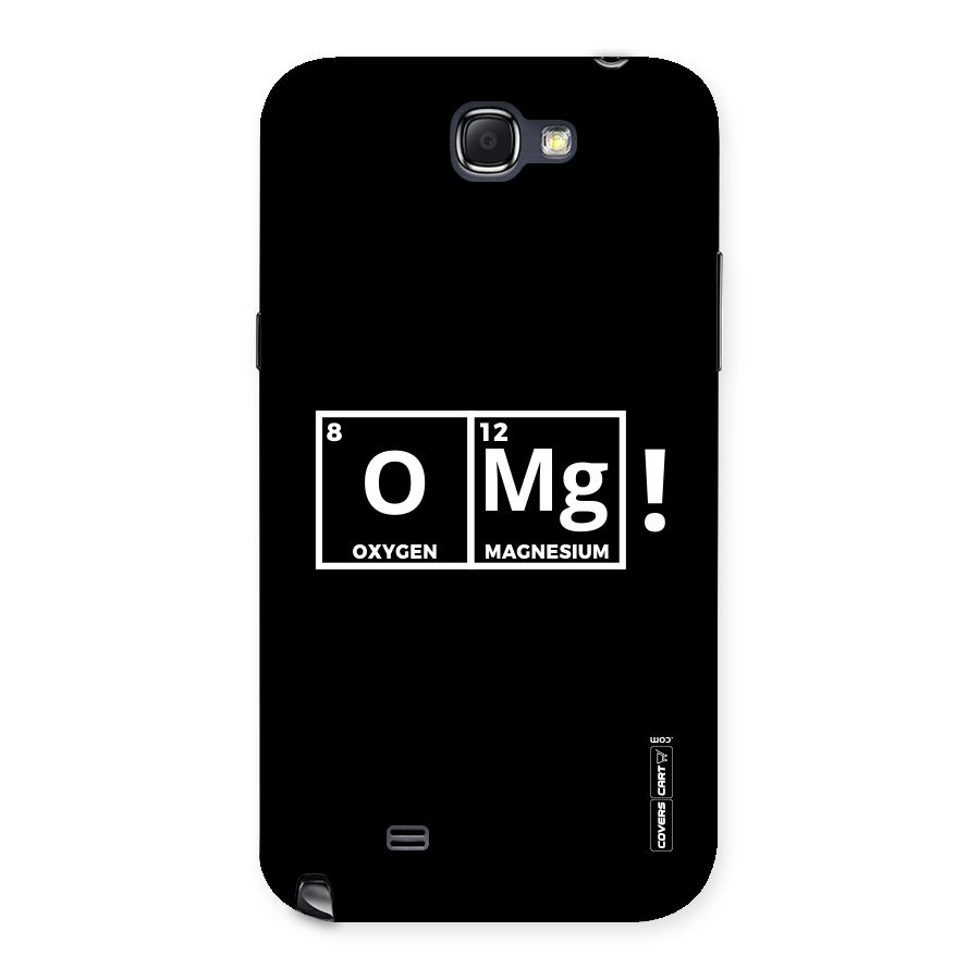 OMG Chemistry Pun Back Case for Galaxy Note 2