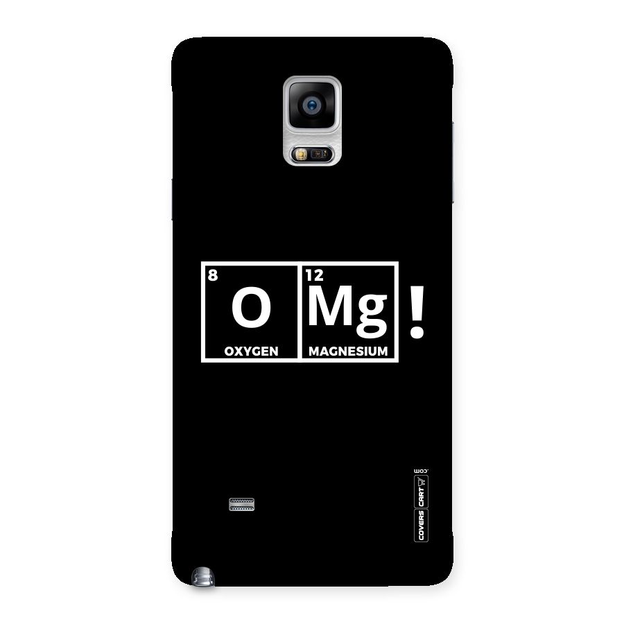 OMG Chemistry Pun Back Case for Galaxy Note 4
