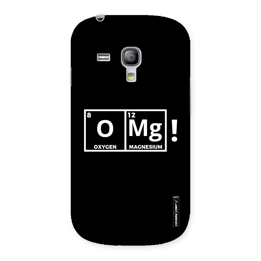 OMG Chemistry Pun Back Case for Galaxy S3 Mini