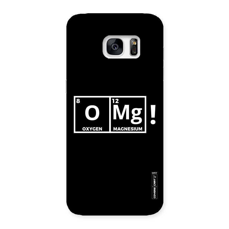 OMG Chemistry Pun Back Case for Galaxy S7 Edge