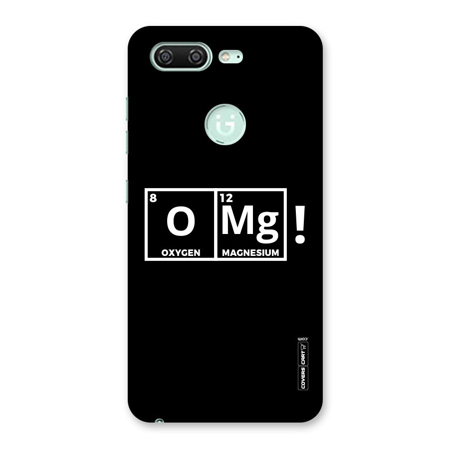 OMG Chemistry Pun Back Case for Gionee S10