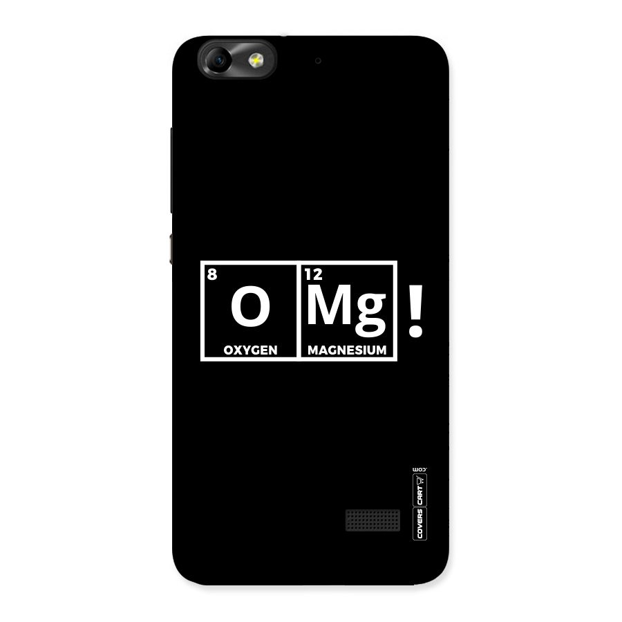 OMG Chemistry Pun Back Case for Honor 4C