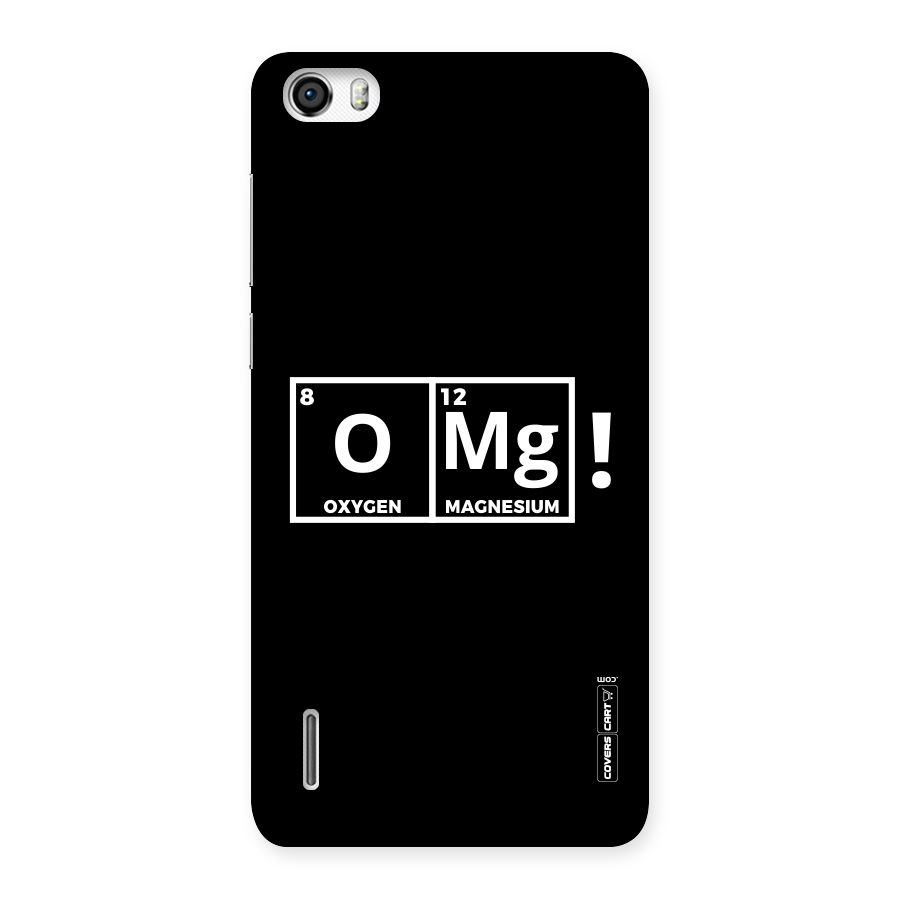 OMG Chemistry Pun Back Case for Honor 6