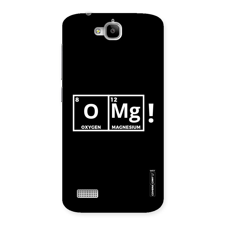 OMG Chemistry Pun Back Case for Honor Holly