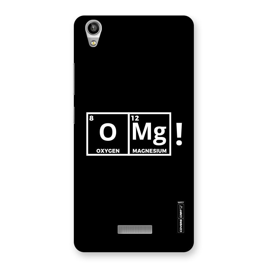 OMG Chemistry Pun Back Case for Lava-Pixel-V1