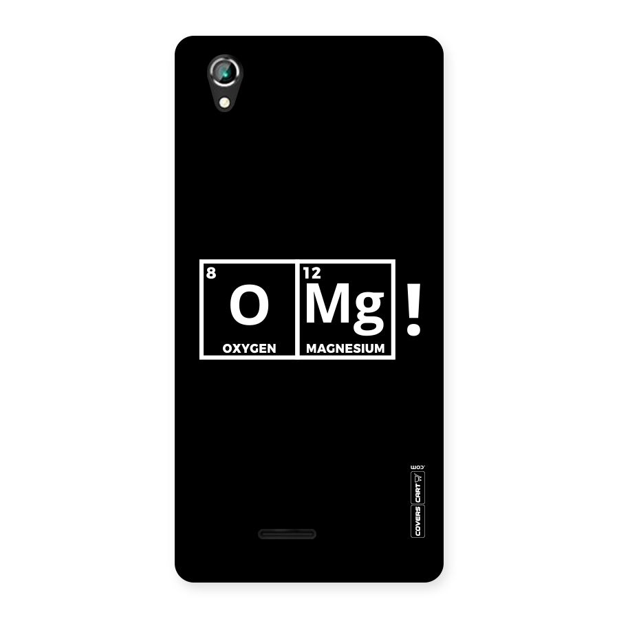 OMG Chemistry Pun Back Case for Lava Iris 800