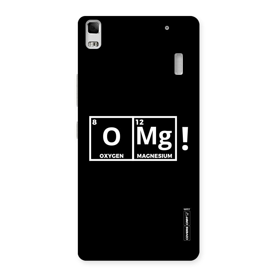 OMG Chemistry Pun Back Case for Lenovo K3 Note