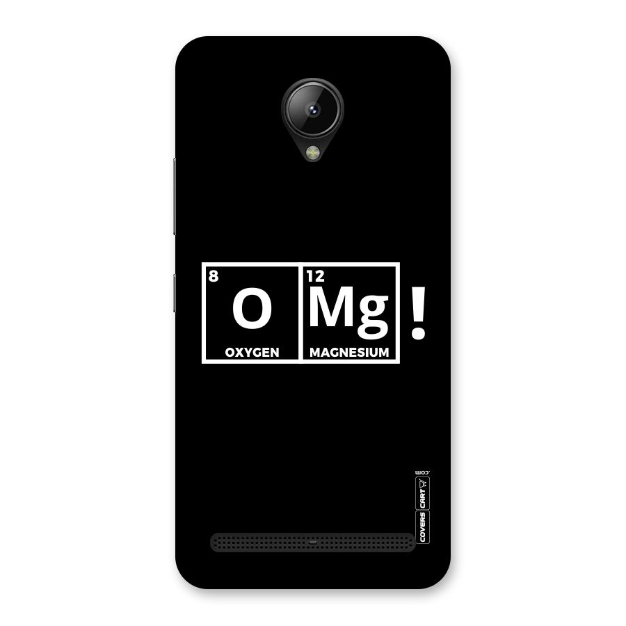 OMG Chemistry Pun Back Case for Lenovo C2