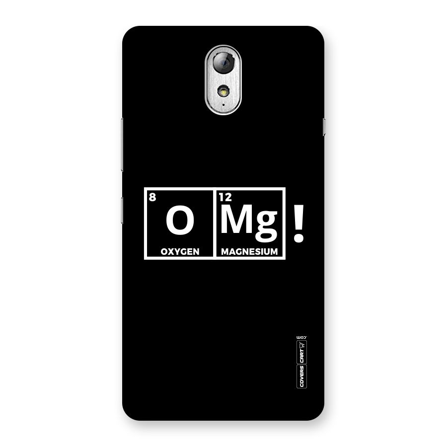 OMG Chemistry Pun Back Case for Lenovo Vibe P1M
