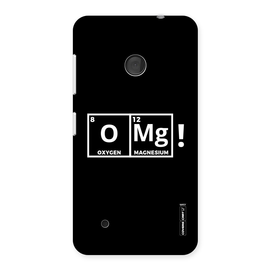 OMG Chemistry Pun Back Case for Lumia 530