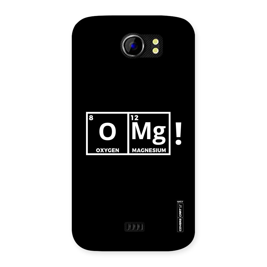 OMG Chemistry Pun Back Case for Micromax Canvas 2 A110