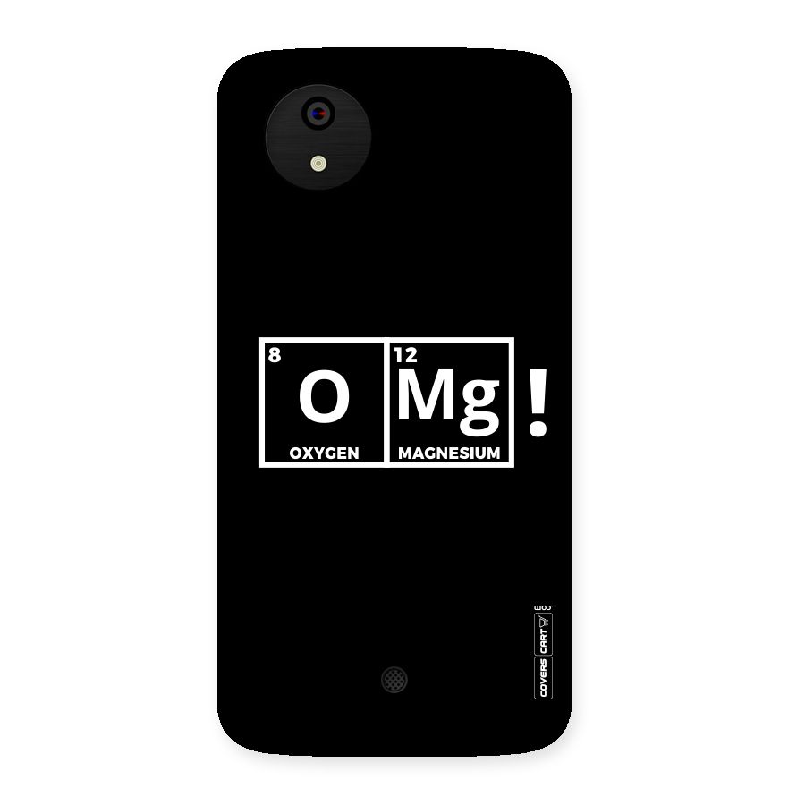 OMG Chemistry Pun Back Case for Micromax Canvas A1
