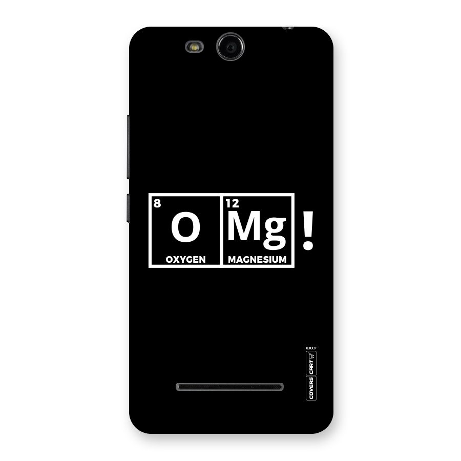 OMG Chemistry Pun Back Case for Micromax Canvas Juice 3 Q392