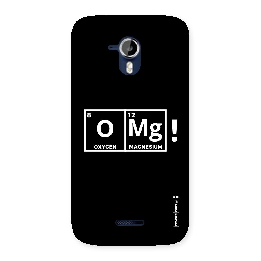 OMG Chemistry Pun Back Case for Micromax Canvas Magnus A117