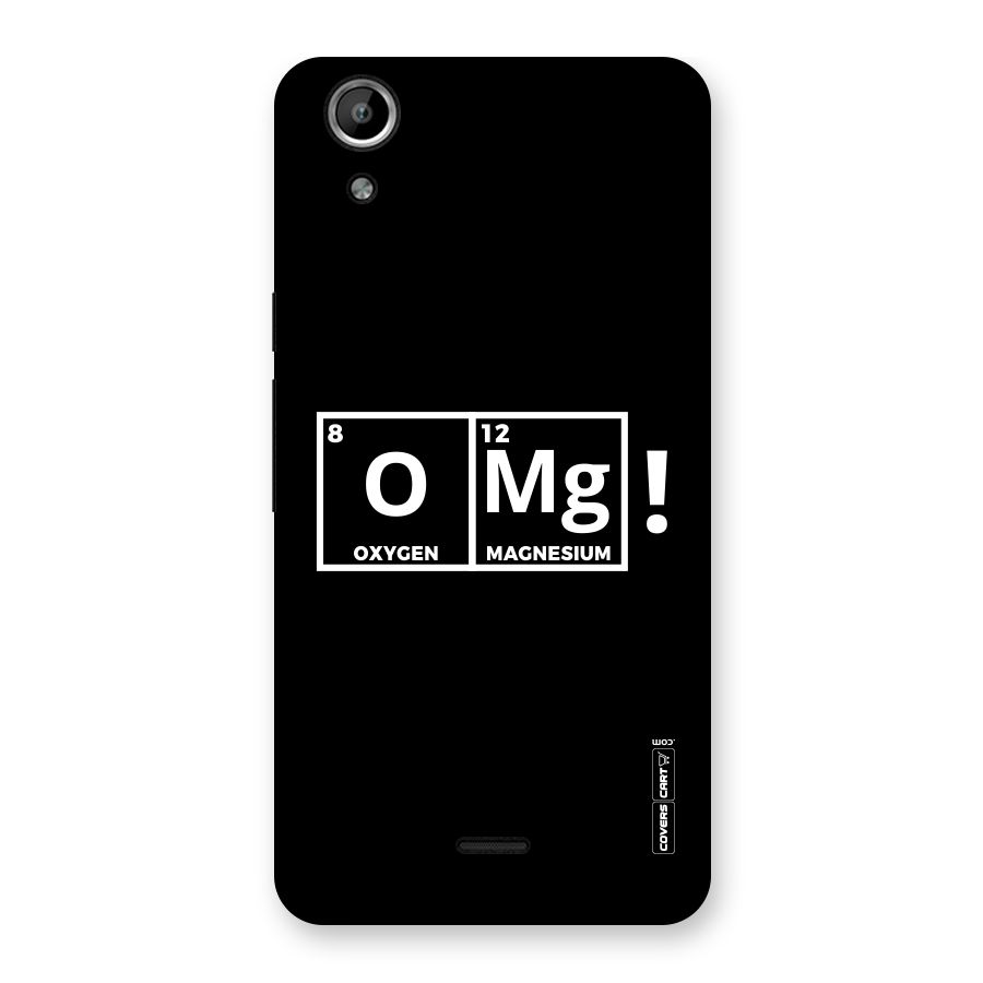 OMG Chemistry Pun Back Case for Micromax Canvas Selfie Lens Q345