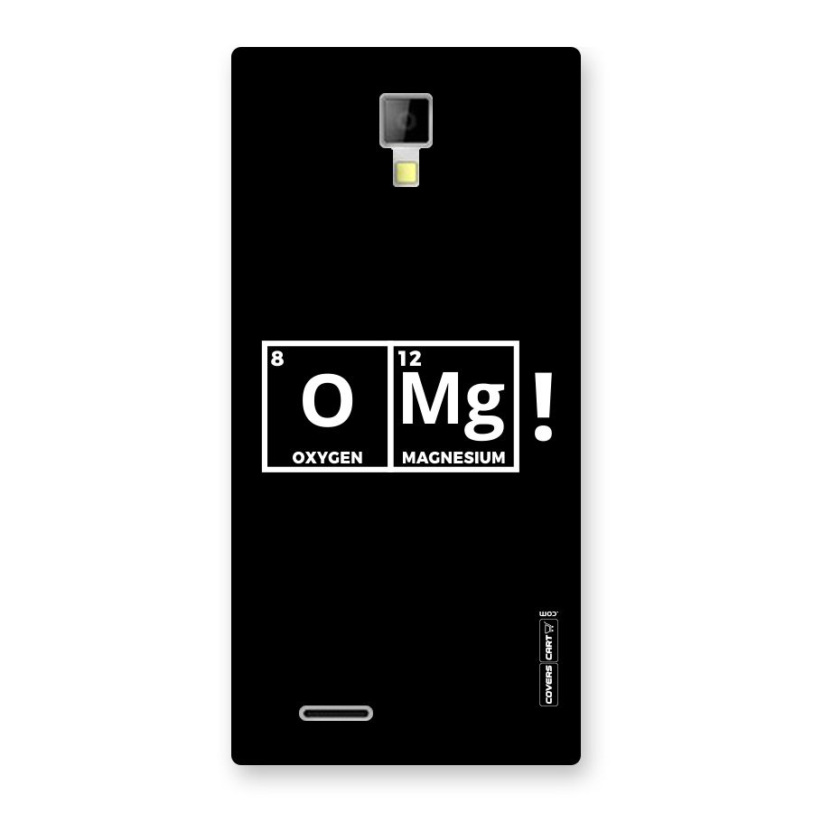 OMG Chemistry Pun Back Case for Micromax Canvas Xpress A99