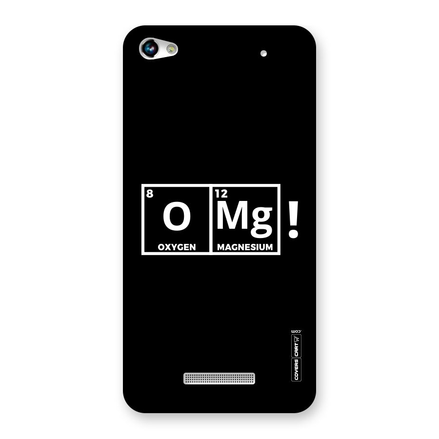 OMG Chemistry Pun Back Case for Micromax Hue 2