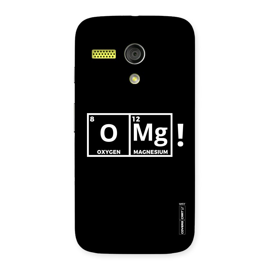 OMG Chemistry Pun Back Case for Moto G