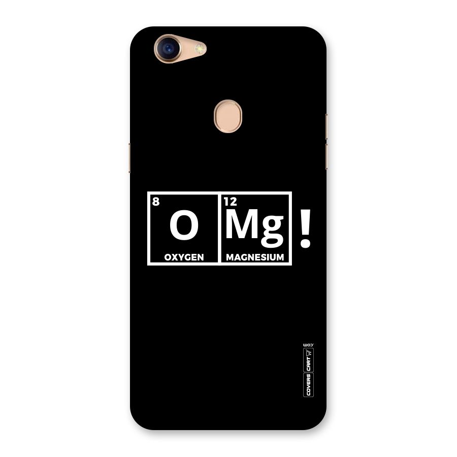 OMG Chemistry Pun Back Case for Oppo F5