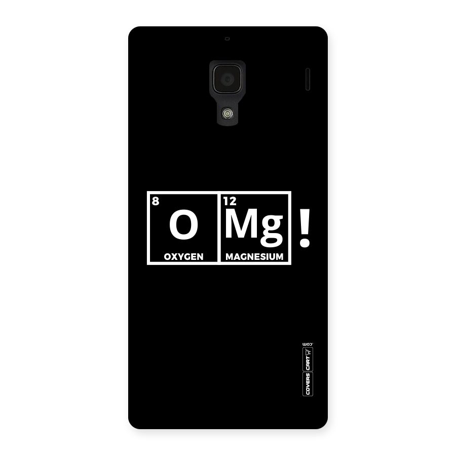 OMG Chemistry Pun Back Case for Redmi 1S