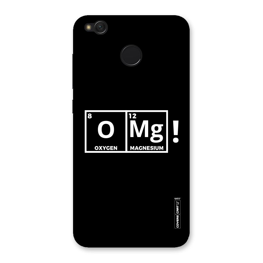 OMG Chemistry Pun Back Case for Redmi 4