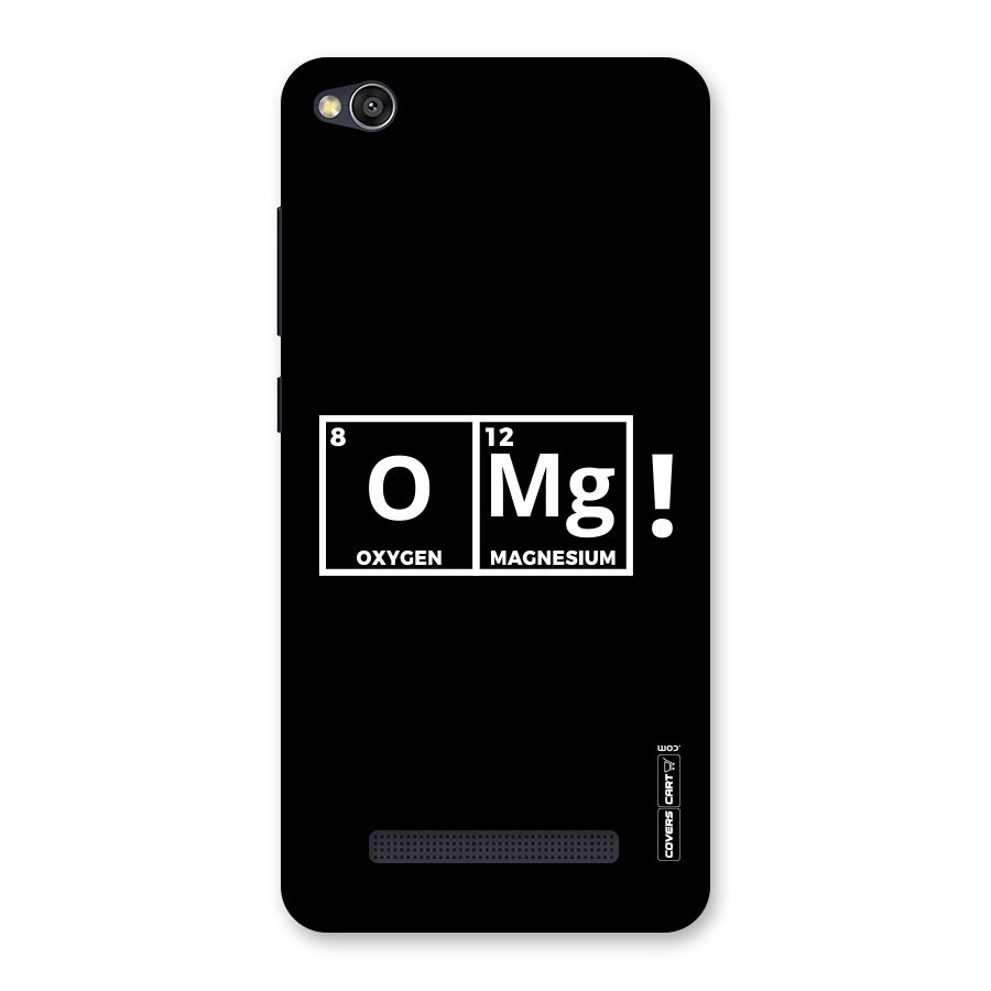 OMG Chemistry Pun Back Case for Redmi 4A